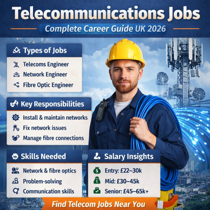Telecommunications Jobs UK 2026 | Telecom Engineer & Network Roles